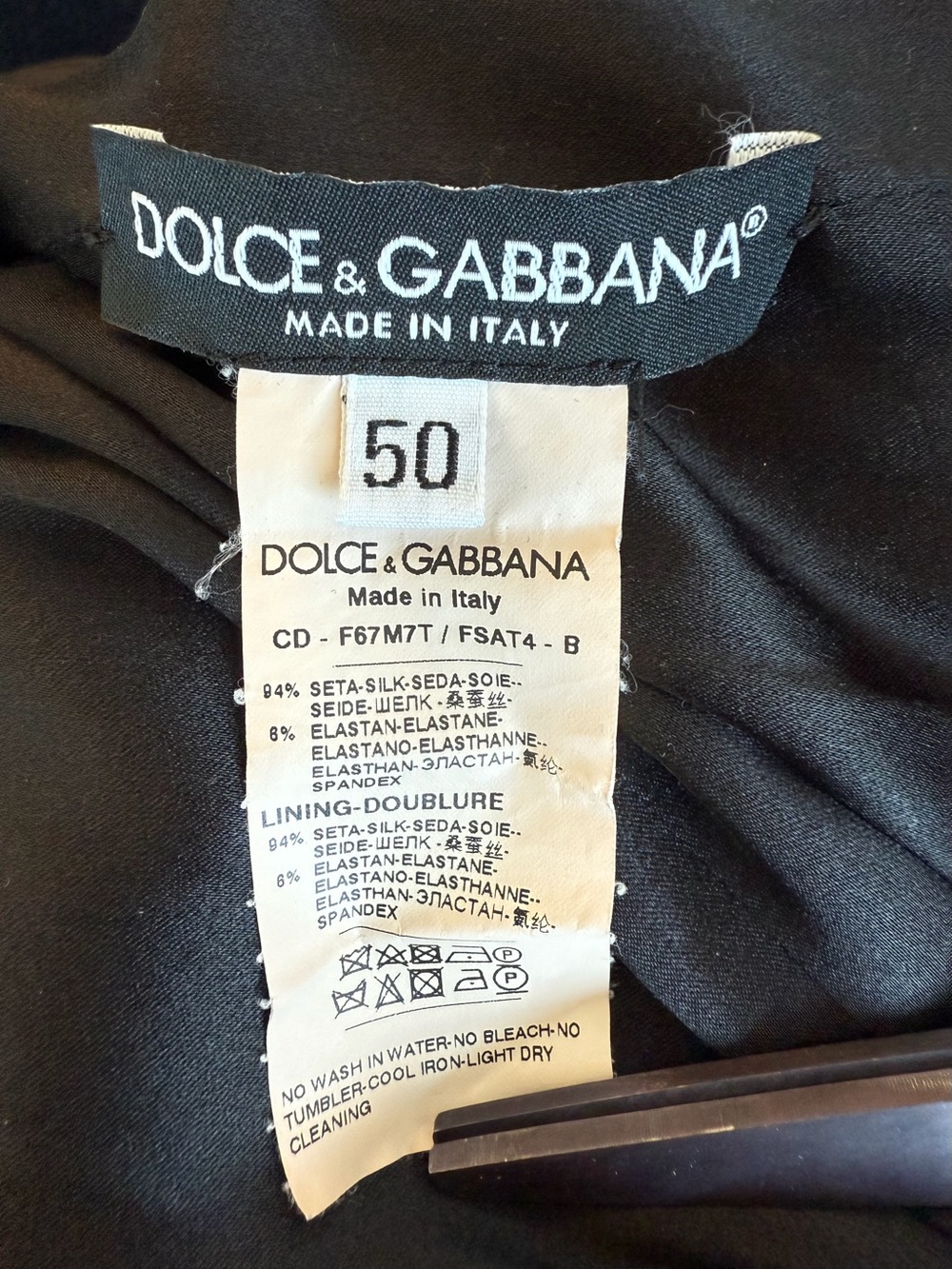 Dolce & Gabbana Silk Dress with Pink Rose Print 🌹 - Picture 9 of 16